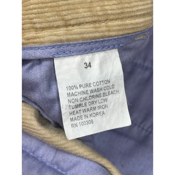 Peter Millar Mens Size 34 Corduroy Pants - Picture 4 of 13